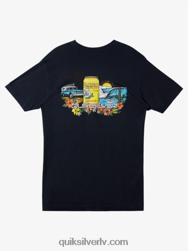 vīriešiem Quiksilver x Pacifico lockup t-krekls jūras žakete 88064R1