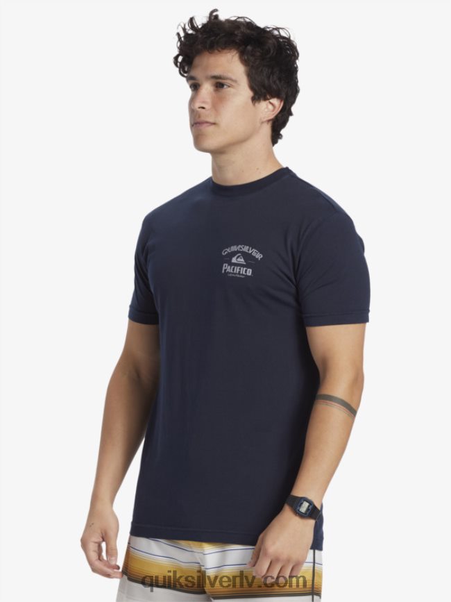 vīriešiem Quiksilver x Pacifico lockup t-krekls jūras žakete 88064R1