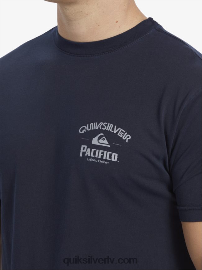 vīriešiem Quiksilver x Pacifico lockup t-krekls jūras žakete 88064R1