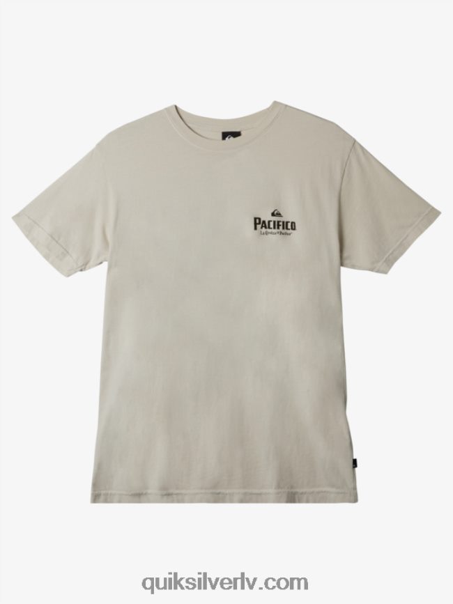 vīriešiem Quiksilver x Pacifico necīnieties ar putuplasta t-kreklu akmens 88064R11