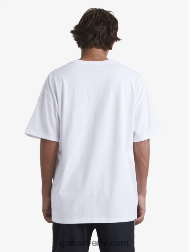 vīriešiem Quiksilver x Stab t-krekls balts 88064R1668