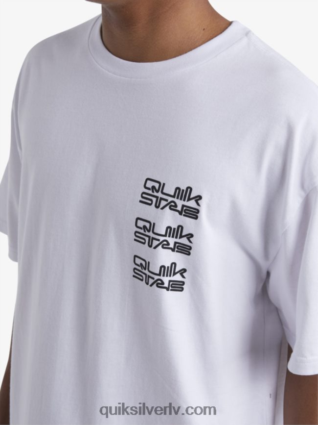 vīriešiem Quiksilver x Stab t-krekls balts 88064R1668