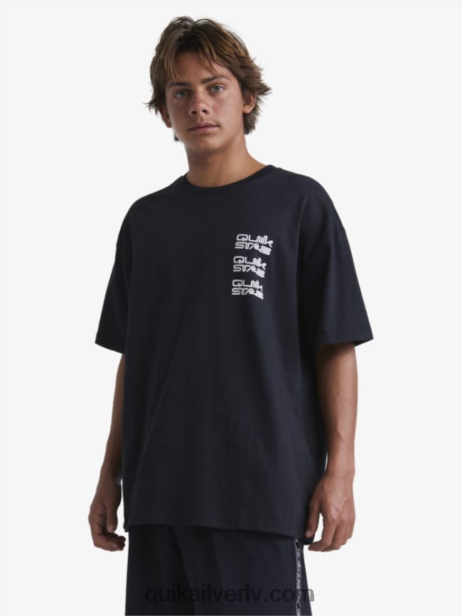 vīriešiem Quiksilver x Stab t-krekls melns 88064R1667
