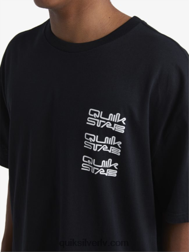 vīriešiem Quiksilver x Stab t-krekls melns 88064R1667