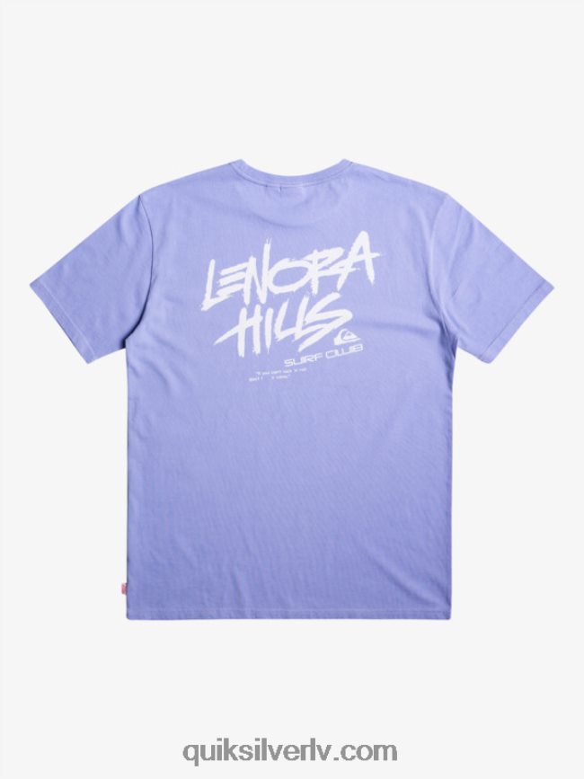 vīriešiem Quiksilver x Stranger lietas lenora t-krekls jacaranda 88064R1838