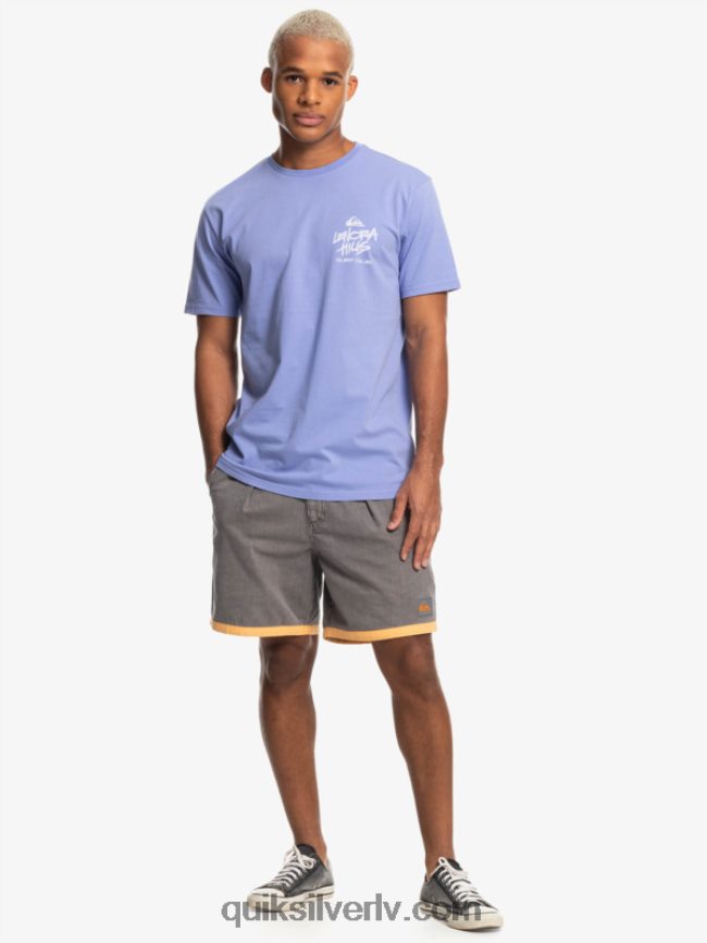 vīriešiem Quiksilver x Stranger lietas lenora t-krekls jacaranda 88064R1838