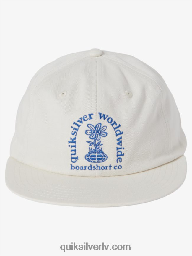 vīriešiem Quiksilver Fortune Snapback cepure balts 88064R549
