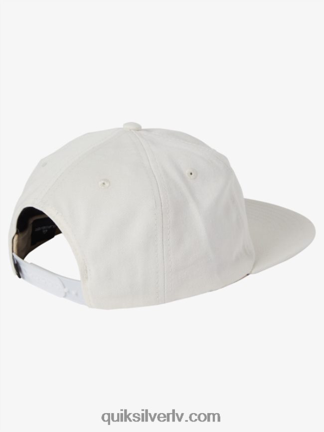 vīriešiem Quiksilver Fortune Snapback cepure balts 88064R549