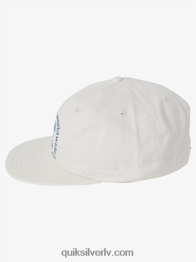 vīriešiem Quiksilver Fortune Snapback cepure balts 88064R549
