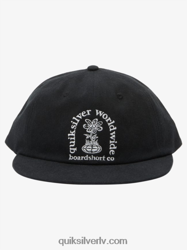 vīriešiem Quiksilver Fortune Snapback cepure melns 88064R548