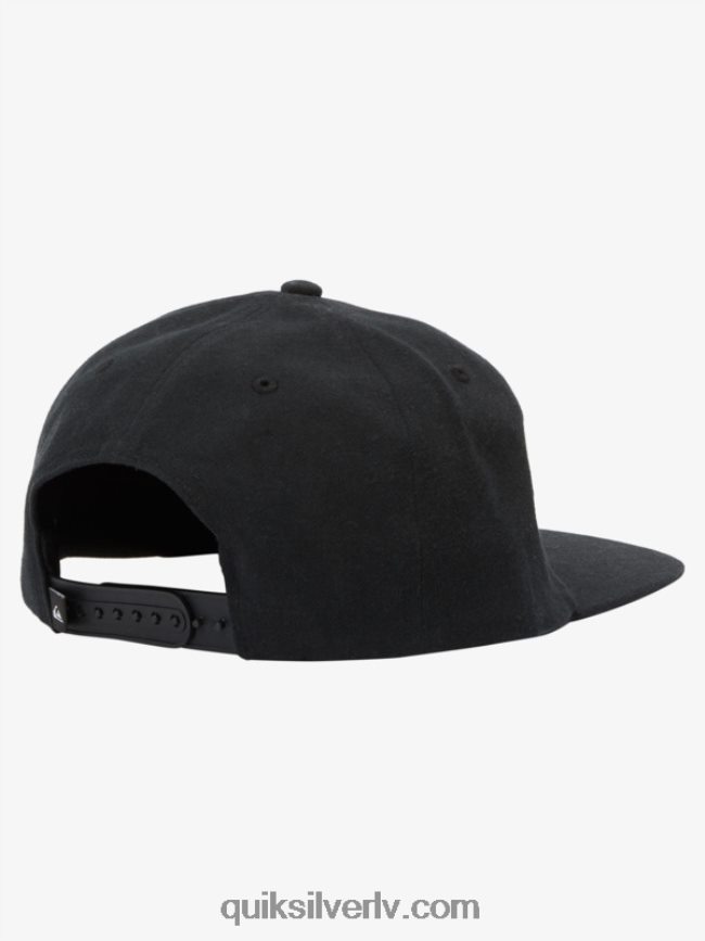 vīriešiem Quiksilver Fortune Snapback cepure melns 88064R548