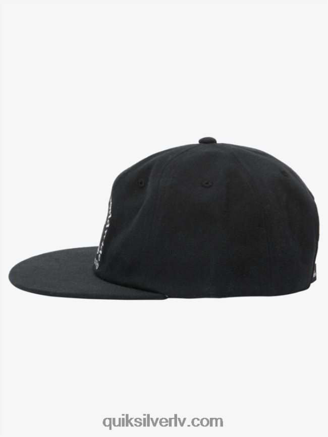 vīriešiem Quiksilver Fortune Snapback cepure melns 88064R548