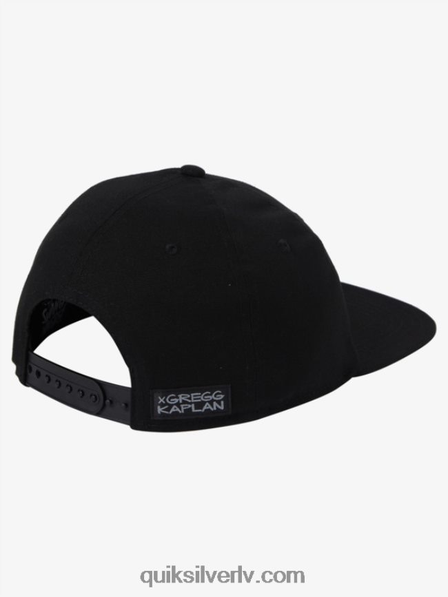 vīriešiem Quiksilver Gregg Kaplan beisbola cepure melns 88064R1252