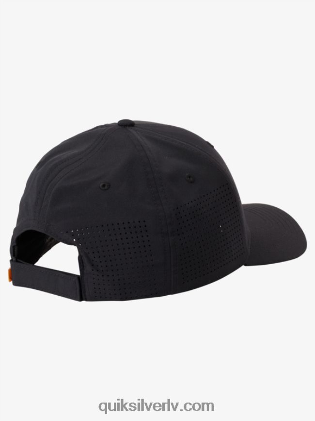 vīriešiem Quiksilver Waterman Perf turf snapback cepure melns 88064R1007