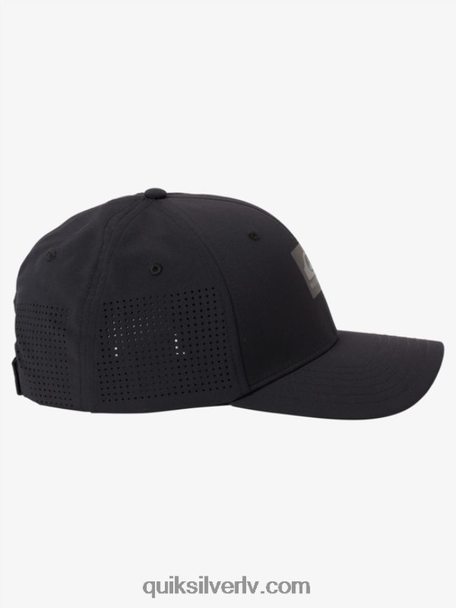 vīriešiem Quiksilver Waterman Perf turf snapback cepure melns 88064R1007