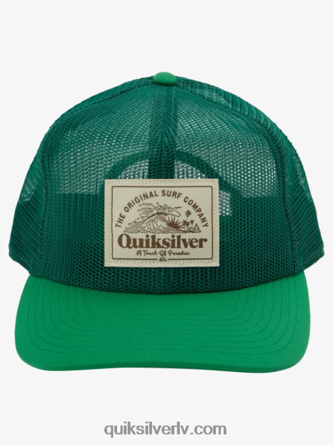 vīriešiem Quiksilver acs up trucker cepure lapotne 88064R1074
