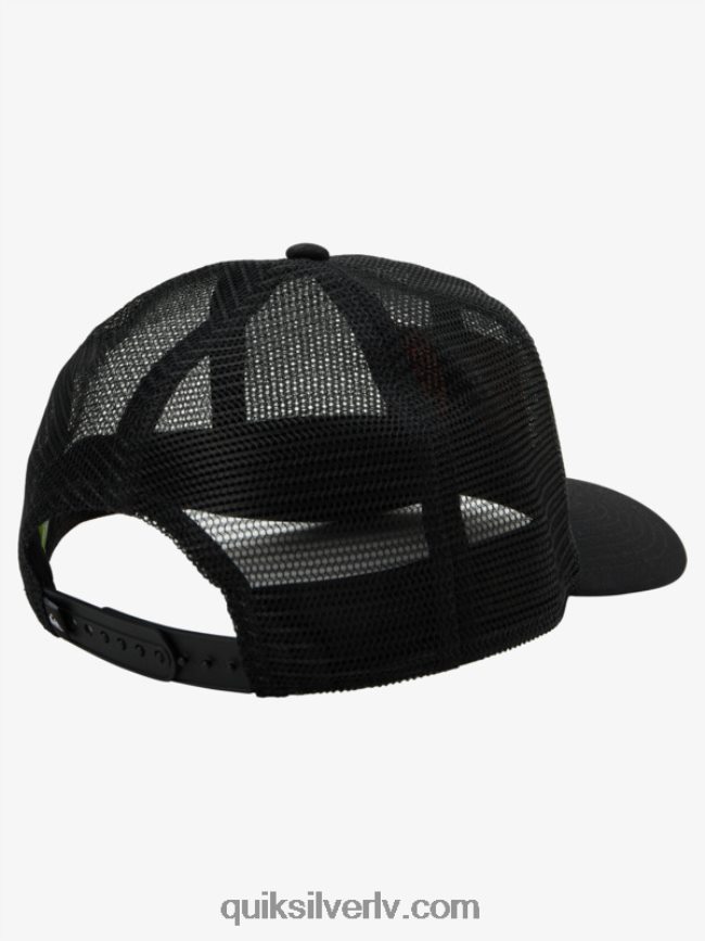 vīriešiem Quiksilver acs up trucker cepure melns 88064R1075