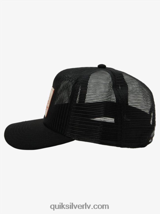 vīriešiem Quiksilver acs up trucker cepure melns 88064R1075