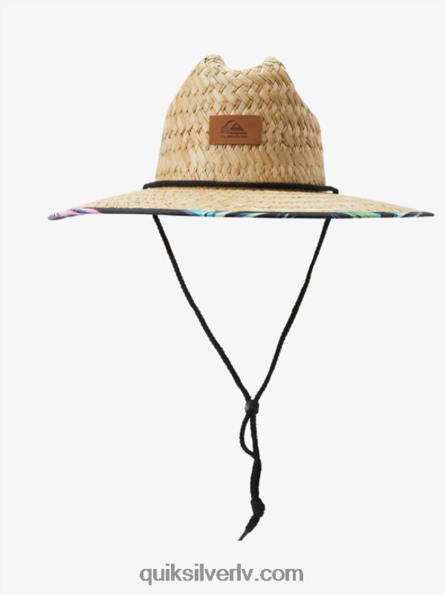vīriešiem Quiksilver autsaidera salmu glābēja cepure asfalts 88064R386