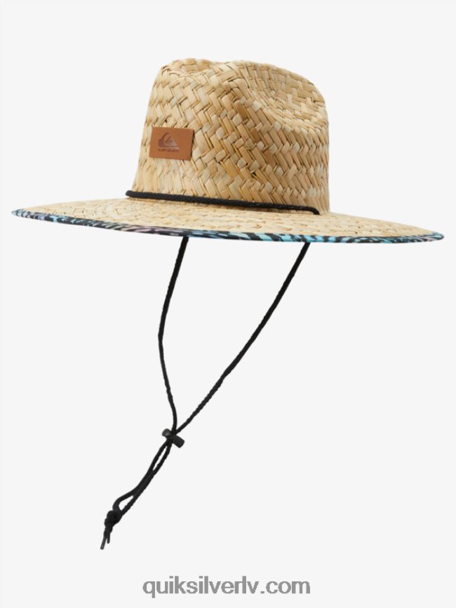 vīriešiem Quiksilver autsaidera salmu glābēja cepure upe zila 88064R387