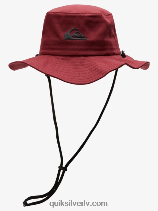 vīriešiem Quiksilver bushmaster safari boonie cepure marsala 88064R125
