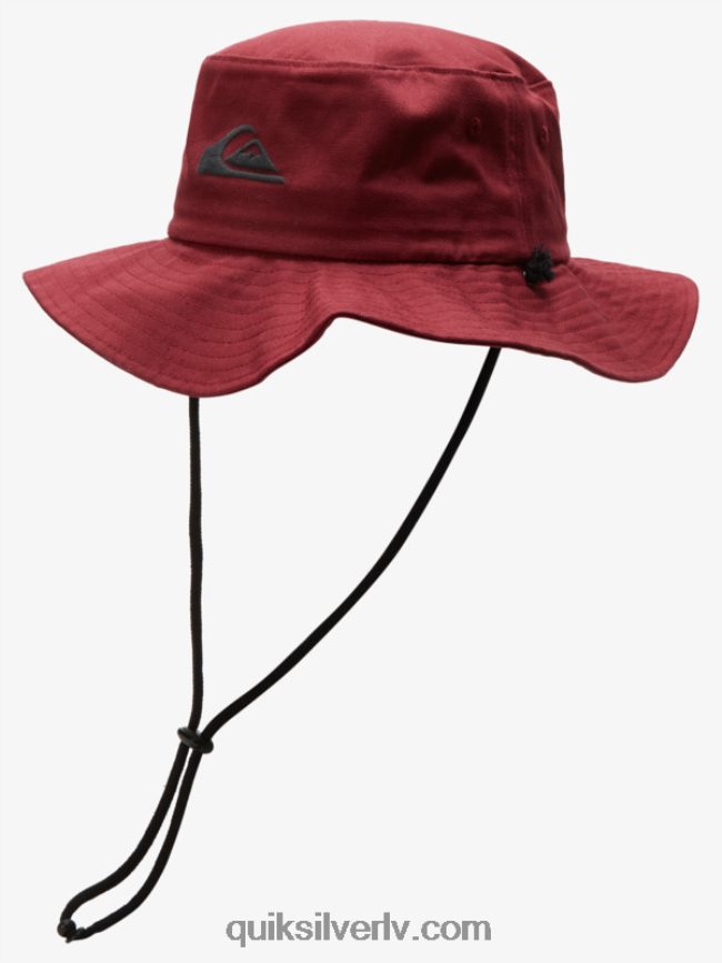 vīriešiem Quiksilver bushmaster safari boonie cepure marsala 88064R125