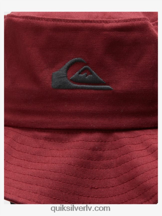 vīriešiem Quiksilver bushmaster safari boonie cepure marsala 88064R125