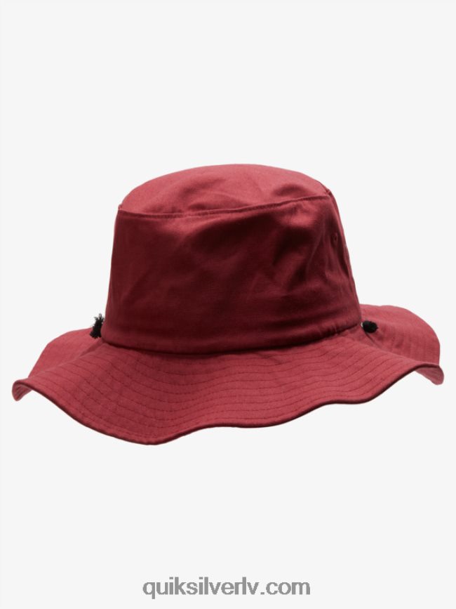 vīriešiem Quiksilver bushmaster safari boonie cepure marsala 88064R125
