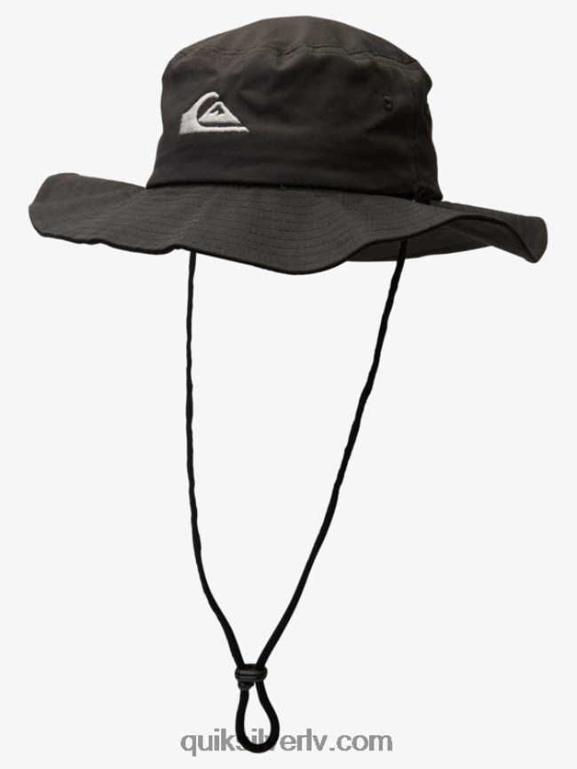 vīriešiem Quiksilver bushmaster safari boonie cepure melns 88064R1520