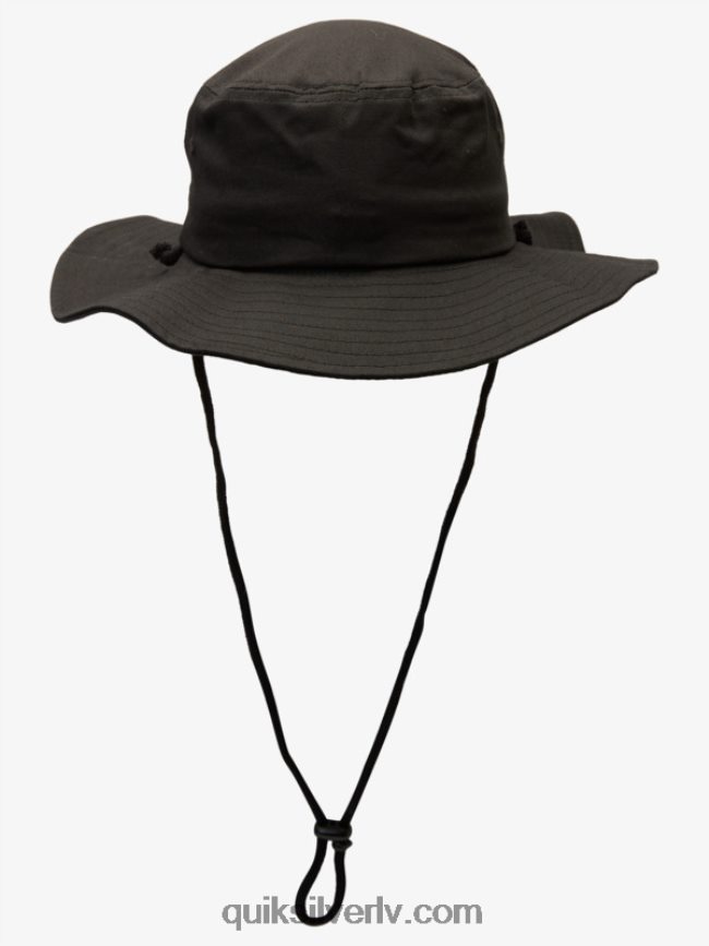 vīriešiem Quiksilver bushmaster safari boonie cepure melns 88064R1520