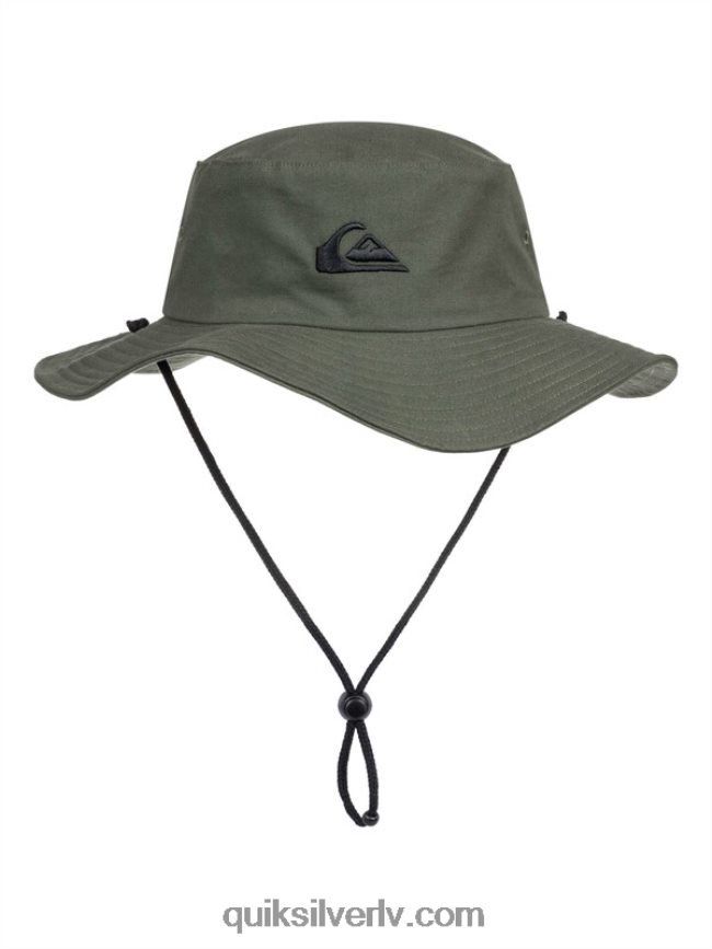vīriešiem Quiksilver bushmaster safari boonie cepure timiāns 88064R123