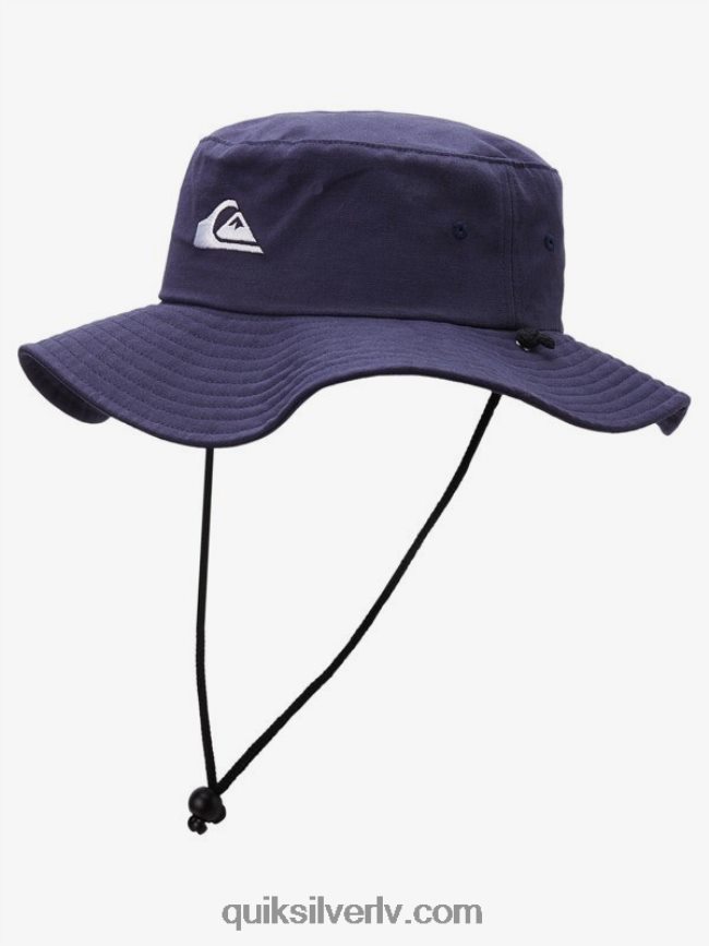 vīriešiem Quiksilver bushmaster safari boonie cepure zīmotnes zilā krāsā 88064R122