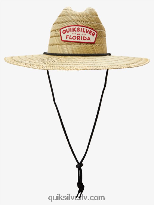 vīriešiem Quiksilver destinado pierside cepure saules aizsardzība melns/florida 88064R1063