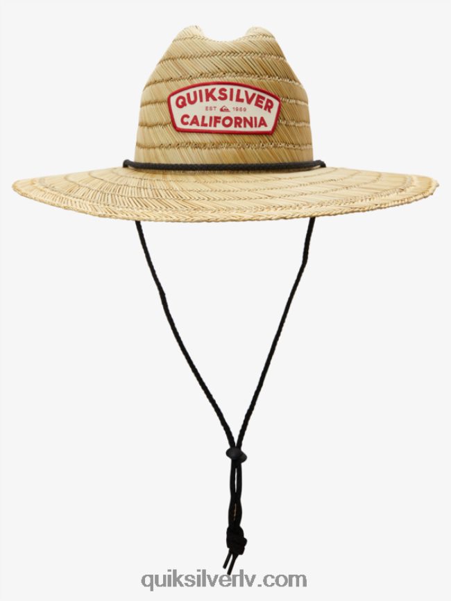 vīriešiem Quiksilver destinado pierside cepure saules aizsardzība melns/kalifornija 88064R1062