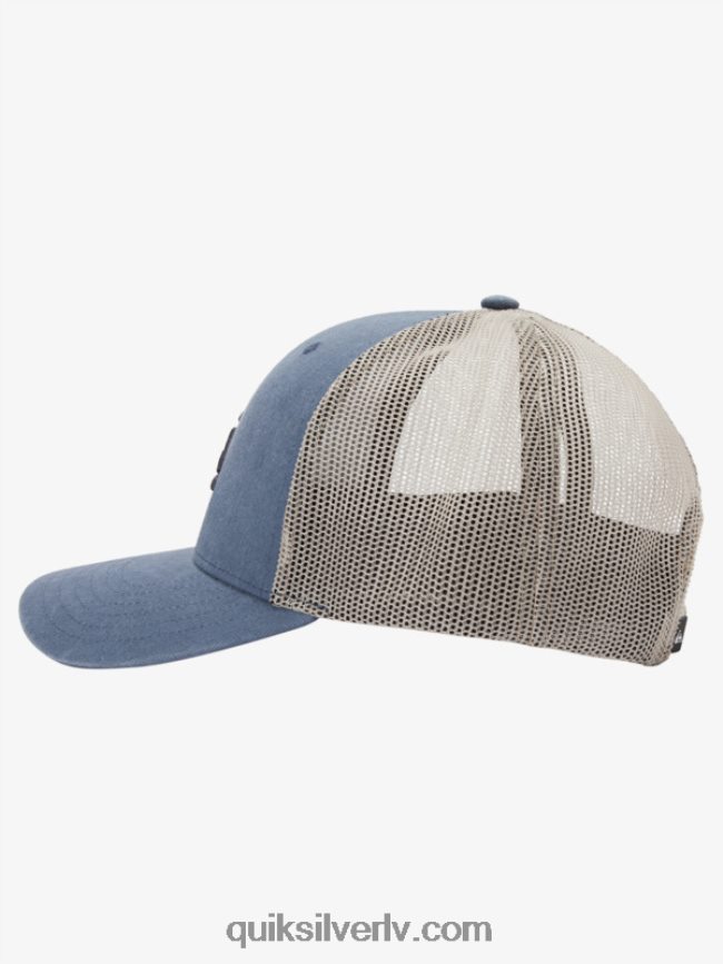 vīriešiem Quiksilver grounder trucker cepure tumšs šīferis 88064R602