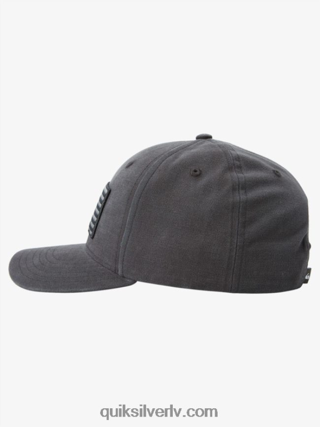 vīriešiem Quiksilver iezemēta amerika snapback cepure melns 88064R797