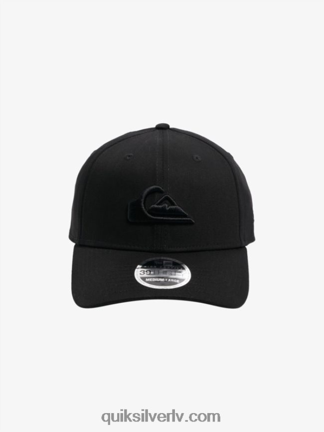 vīriešiem Quiksilver kalnu ï¼† viļņu elastīga, piemērota cepure melns 88064R1680