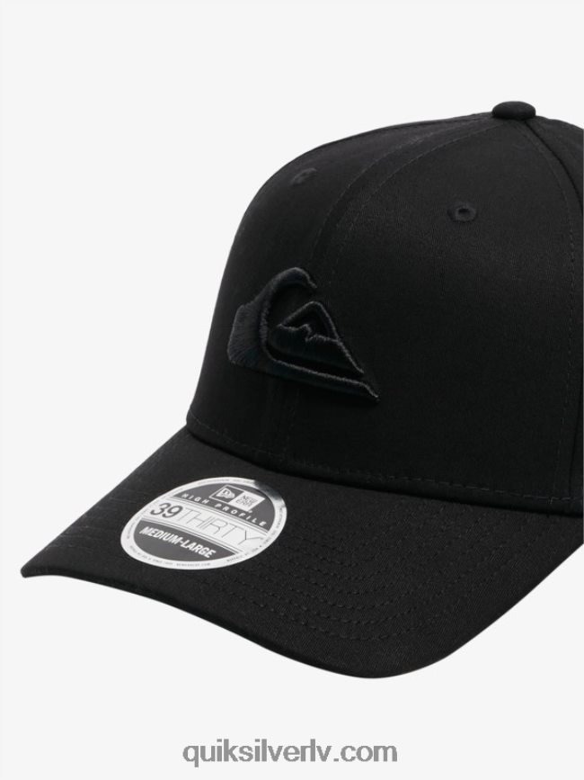 vīriešiem Quiksilver kalnu ï¼† viļņu elastīga, piemērota cepure melns 88064R1680