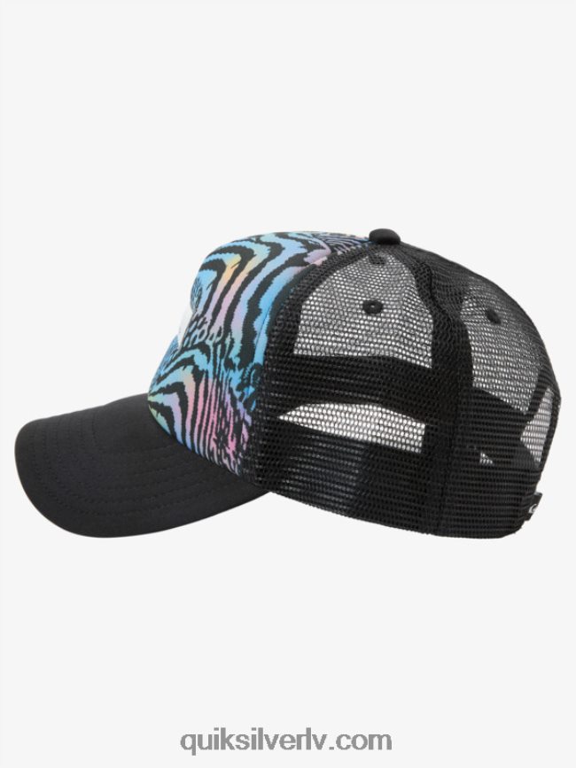 vīriešiem Quiksilver magpie coop trucker cepure asfalts 88064R565