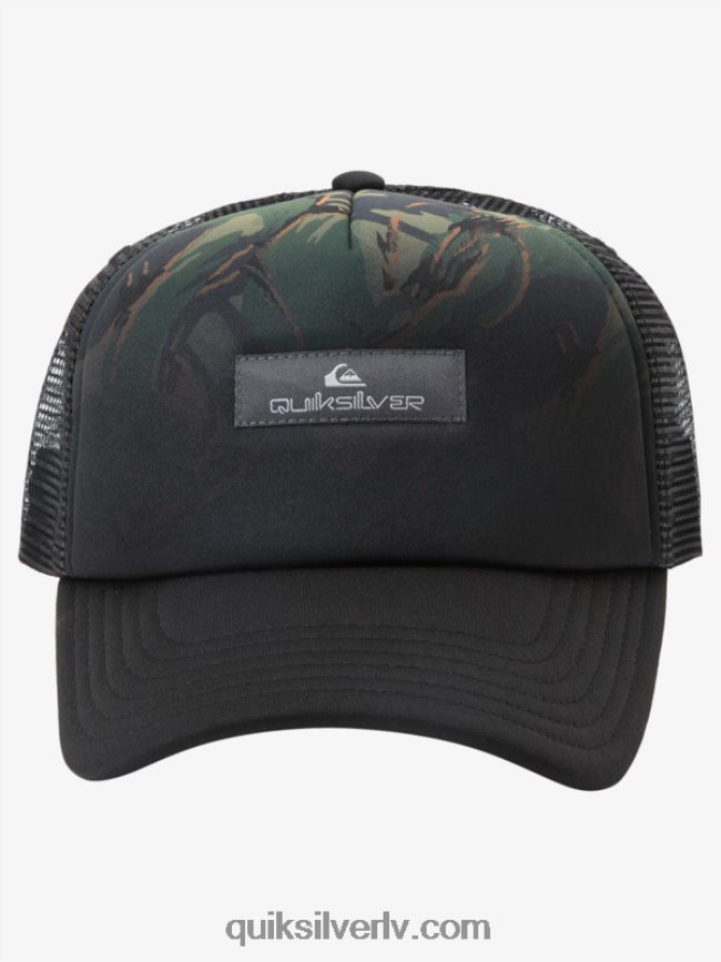 vīriešiem Quiksilver magpie coop trucker cepure camo - plage 88064R564