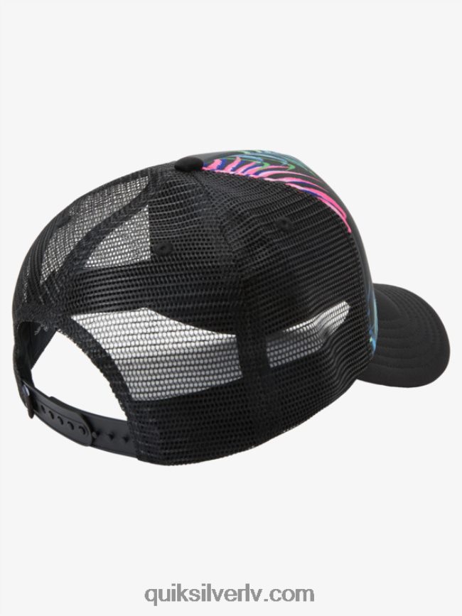vīriešiem Quiksilver magpie coop trucker cepure melns 88064R562