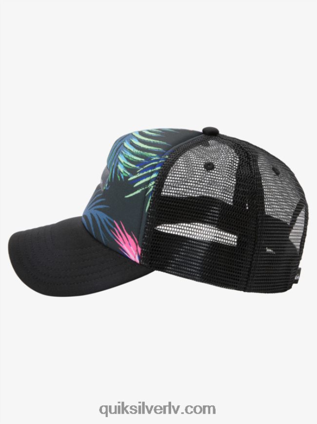 vīriešiem Quiksilver magpie coop trucker cepure melns 88064R562