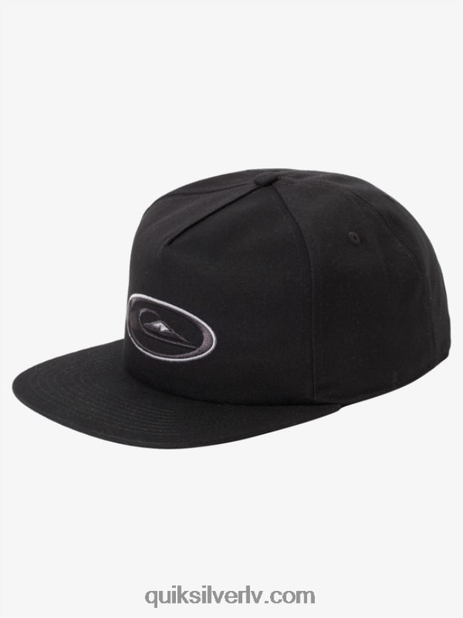 vīriešiem Quiksilver nozīmē sunīšu snapback cepure melns 88064R1695