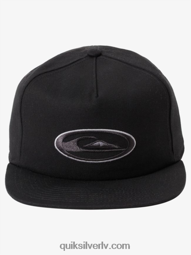 vīriešiem Quiksilver nozīmē sunīšu snapback cepure melns 88064R1695
