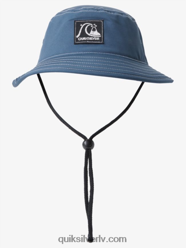 vīriešiem Quiksilver oriģināla boonie saules cepure tumšs šīferis 88064R931