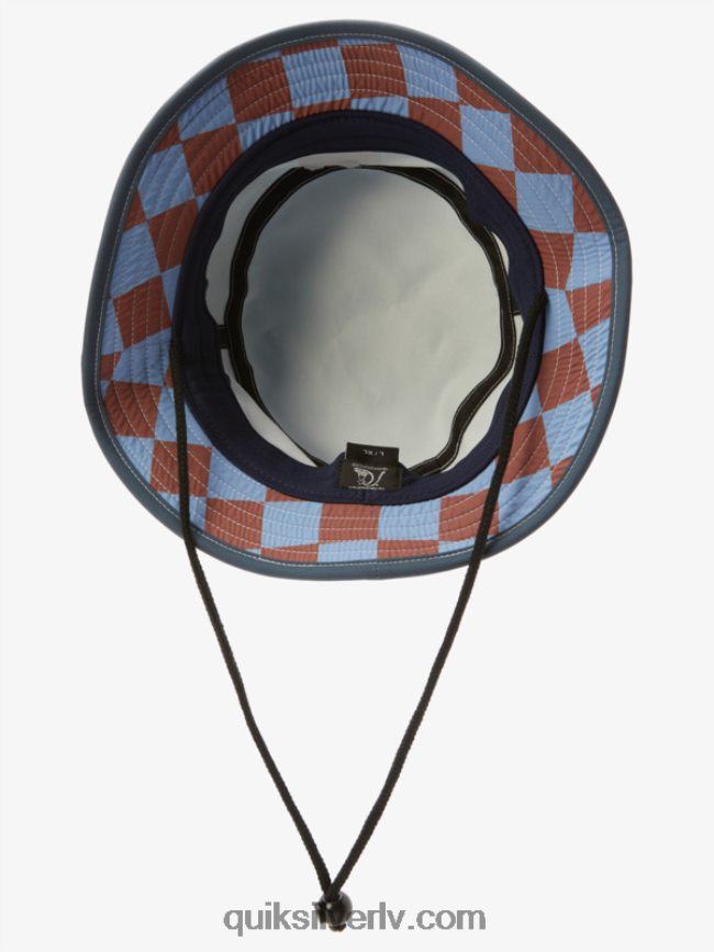 vīriešiem Quiksilver oriģināla boonie saules cepure tumšs šīferis 88064R931