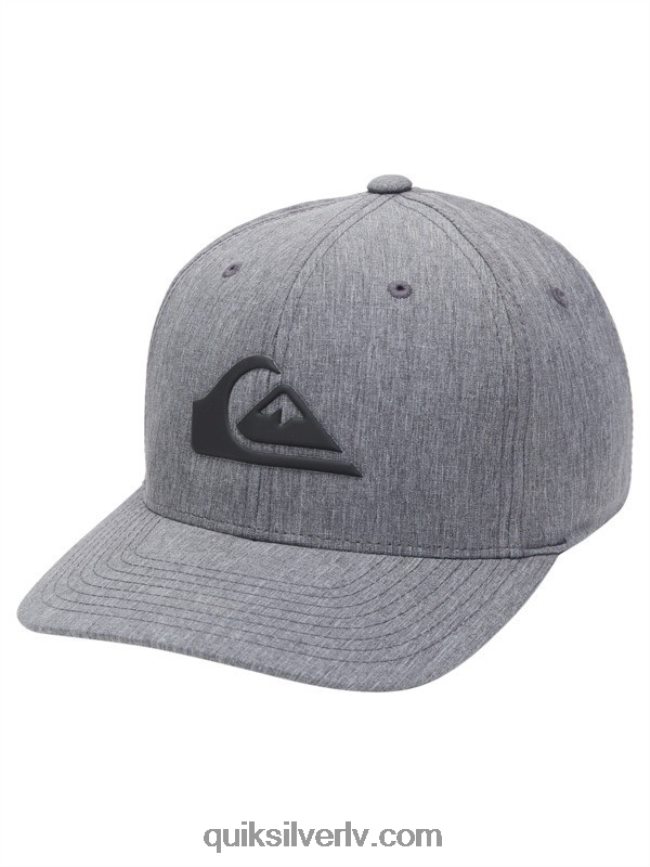 vīriešiem Quiksilver pastiprināta flexifit cepure melns 88064R942