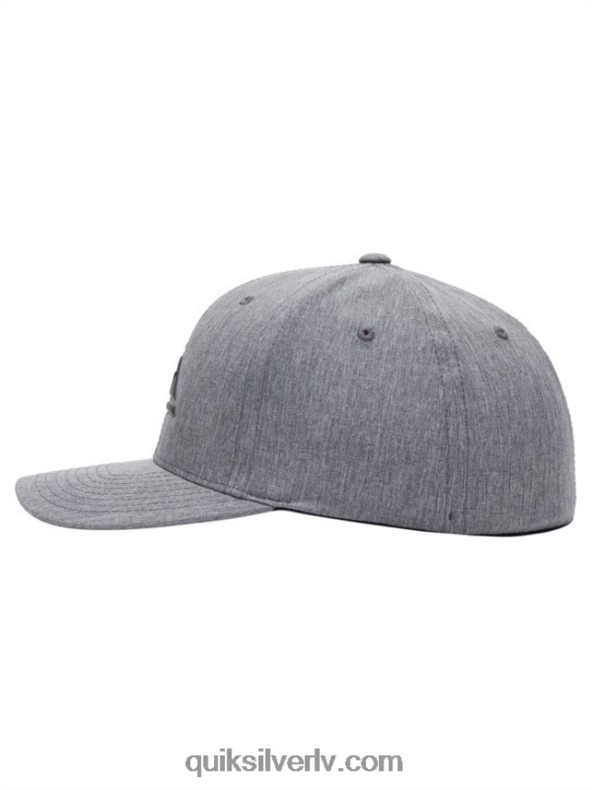 vīriešiem Quiksilver pastiprināta flexifit cepure melns 88064R942