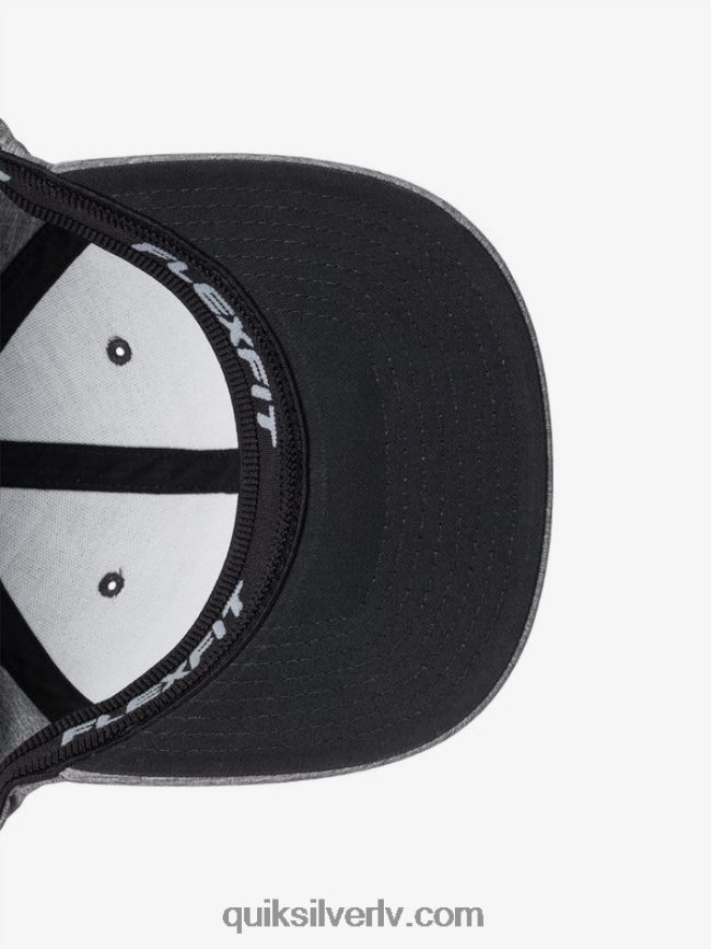 vīriešiem Quiksilver pastiprināta flexifit cepure melns 88064R942