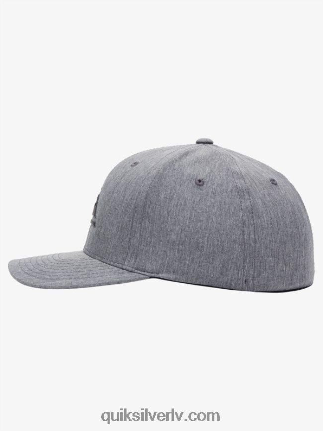 vīriešiem Quiksilver pastiprināta flexifit cepure melns 88064R942